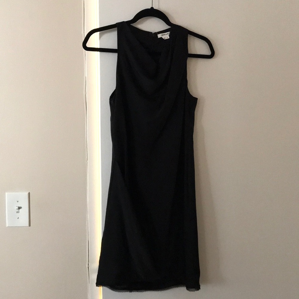 Helmut Lang 95% silk black dress